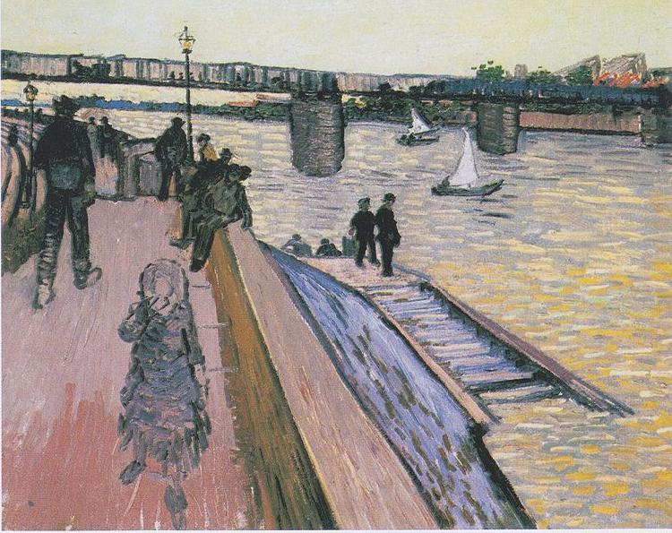 Vincent Van Gogh The Bridge of Triquetaille oil painting image